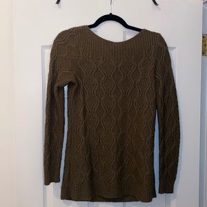 Loft army green sweater